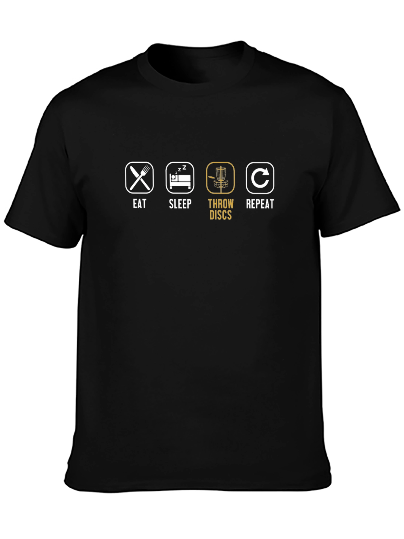 Eat Sleep Throw Discs Repeat T-Shirt