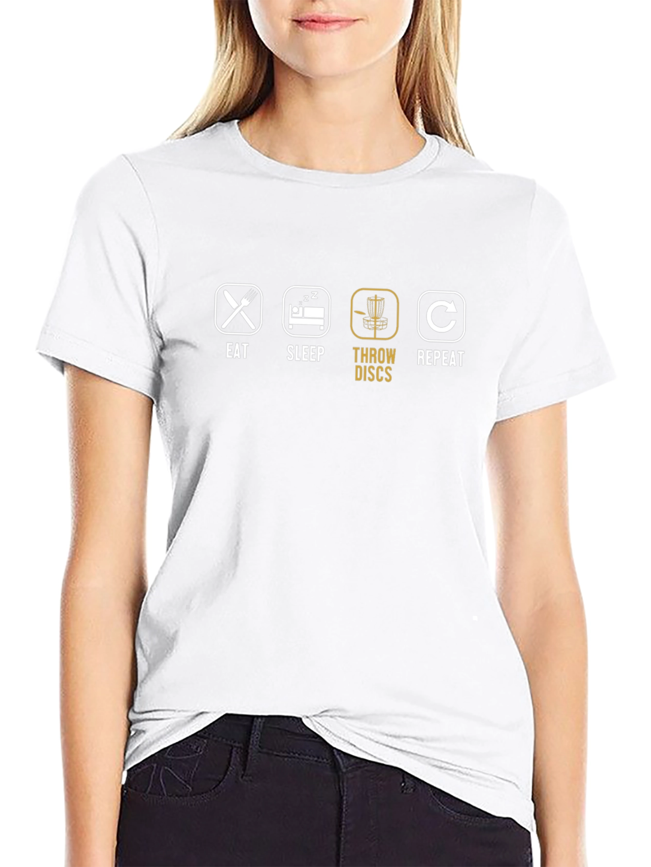 Eat Sleep Throw Discs Repeat T-Shirt
