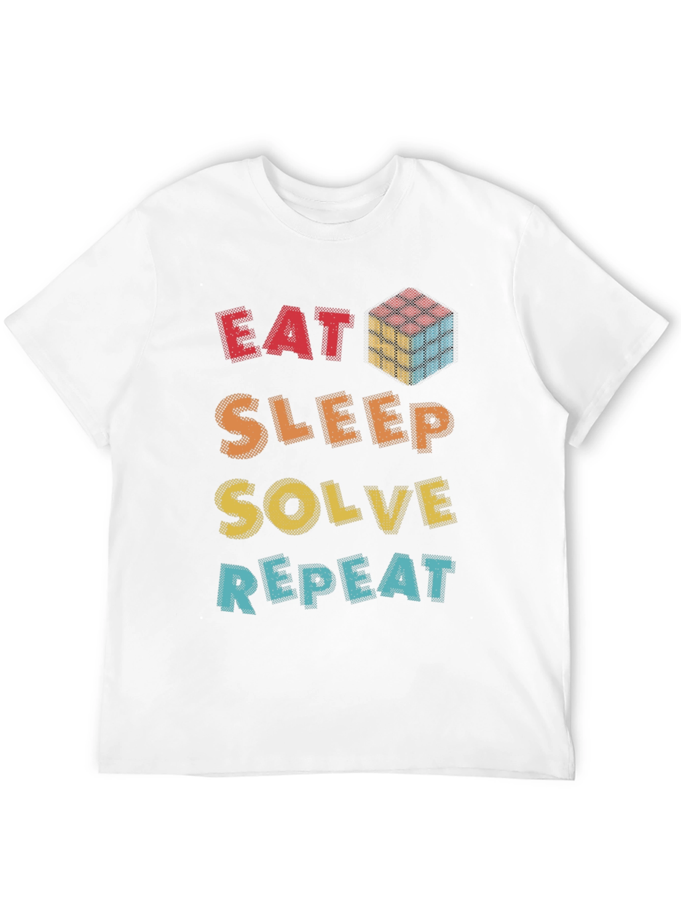 Eat Sleep Solve Repeat T-Shirt - Puzzle Solver Tee