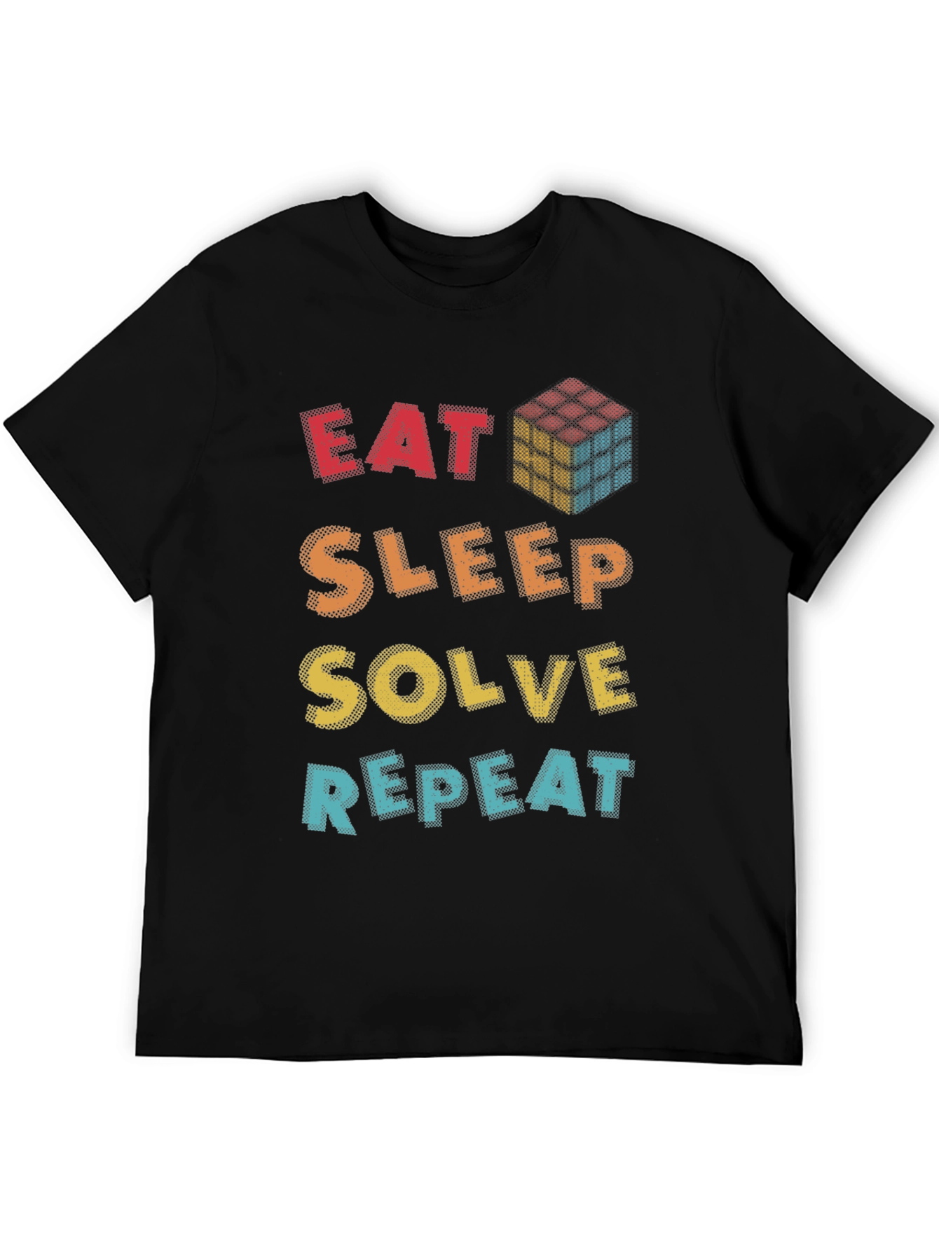 Eat Sleep Solve Repeat T-Shirt - Puzzle Solver Tee